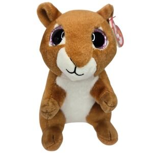 Ty Squire Squirrel Beanie Baby 6" Forest Stuffed Animal Plush VelveTy NWT
